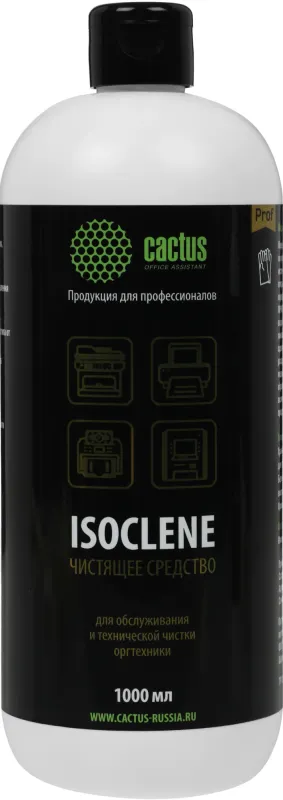 Спирт изопропиловый Cactus CS-ISOCLENE1 для очистки техники 1л.