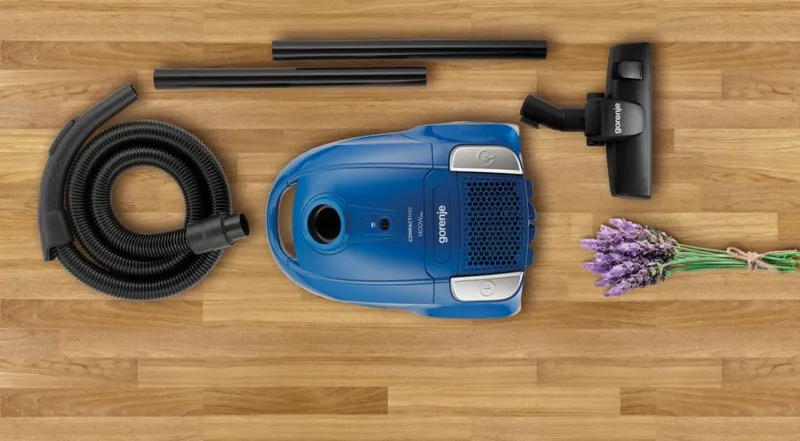 Пылесос Gorenje VC1411CMBU 1400Вт голубой
