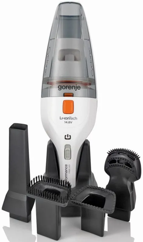 Пылесос Gorenje MVC148FW 100Вт нержавеющая сталь