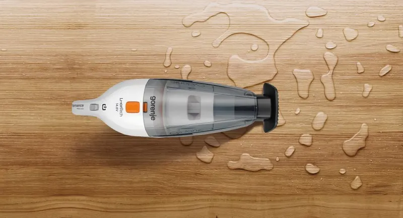 Пылесос Gorenje MVC148FW 100Вт нержавеющая сталь