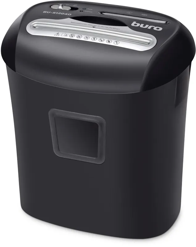 Шредер Buro Office BU-S1204D (секр.P-4) фрагменты 12лист. 21лтр. пл.карты CD