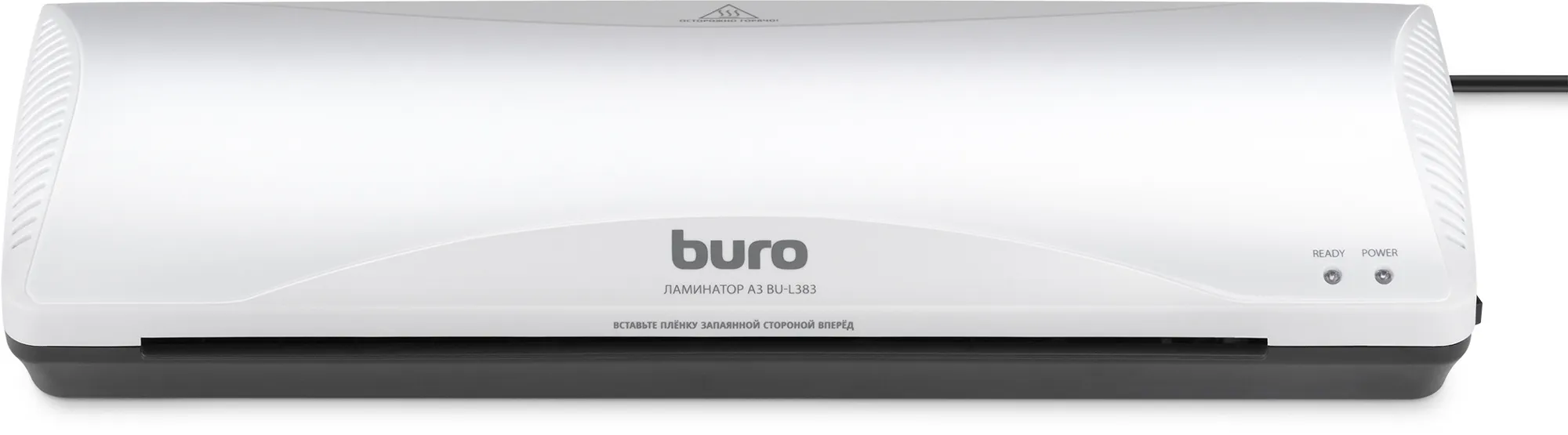 Ламинатор Buro BU-L383 белый A3 (80-125мкм) 25см/мин (2вал.) лам.фото