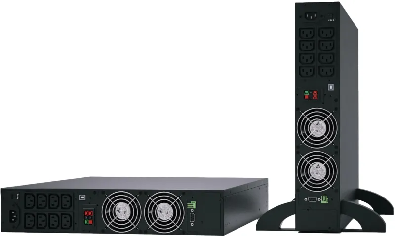 Powercom MACAN SE, On-Line, 2000VA/2000W, Rack/Tower, 8*IEC320-C13, LCD, Serial+USB, SmartSlot, подкл. доп. Батарей (1075913)