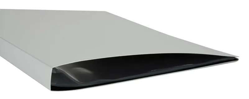 Папка с 40 прозр.вклад. Бюрократ Black&White BWBPV40WT A4 пластик 0.8мм белый/черный