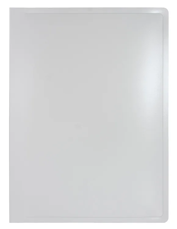 Папка с 40 прозр.вклад. Бюрократ Black&White BWBPV40WT A4 пластик 0.8мм белый/черный