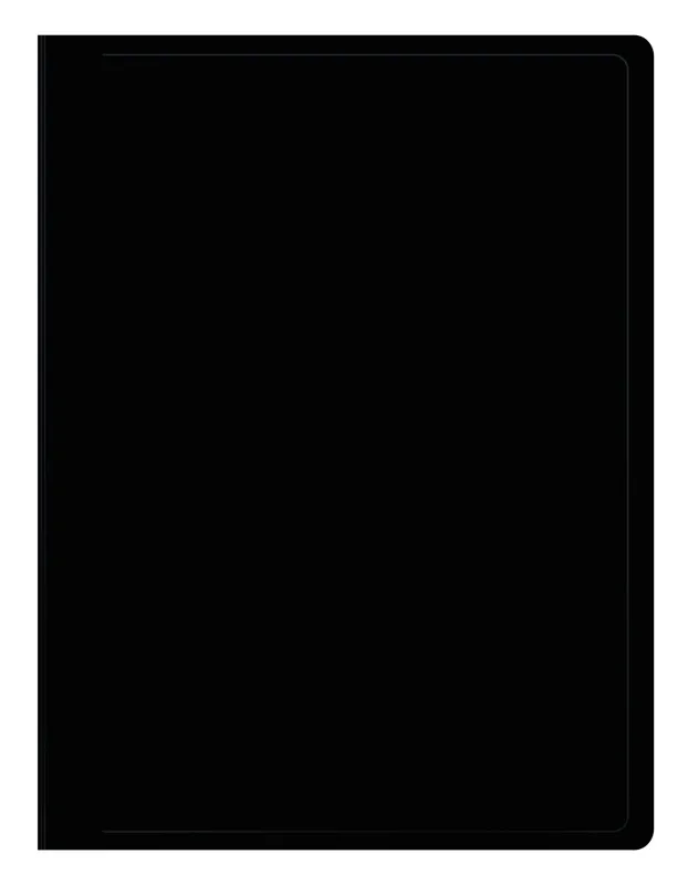 Папка метал.пруж.скоросш. Бюрократ Black&White BWPZ08P A4 пластик 0.8мм ассорти