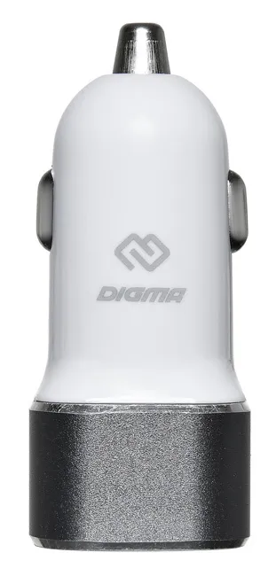 Автомобильное зар./устр. Digma DGCC-1U-2.1A-WG 10.5W 2.1A USB универсальное белый
