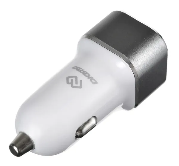 Автомобильное зар./устр. Digma DGCC-1U-2.1A-WG 10.5W 2.1A USB универсальное белый