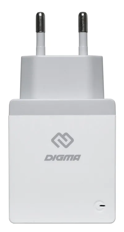 Сетевое зар./устр. Digma DGWC-1U-2.1A-WG 10.5W 2.1A USB универсальное белый