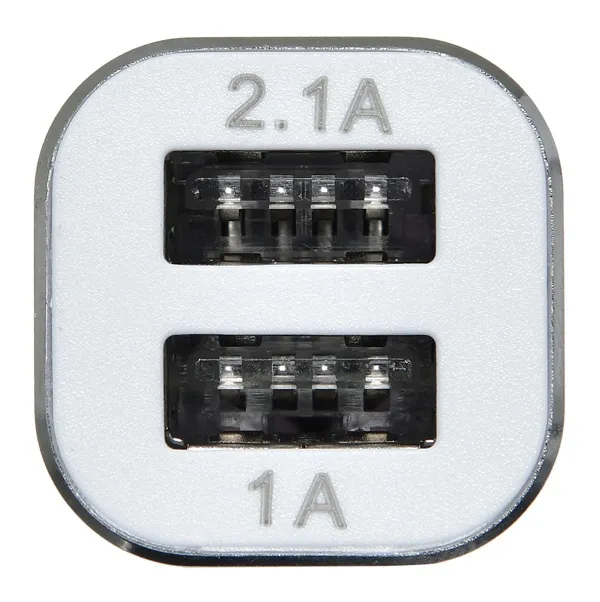 Автомобильное зар./устр. Digma DGCC-2U-3A-WG 15W 2.1A+1A 2xUSB универсальное белый