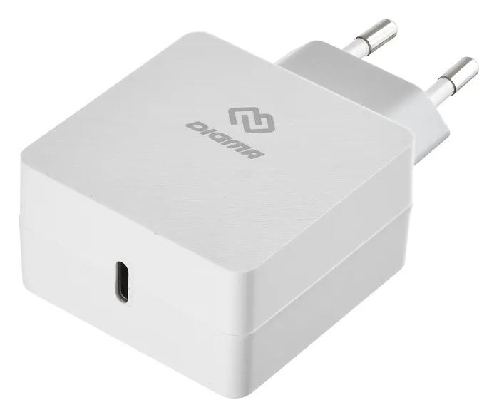 Сетевое зар./устр. Digma DGPD-18W-WG 18W 3A (PD) USB-C белый