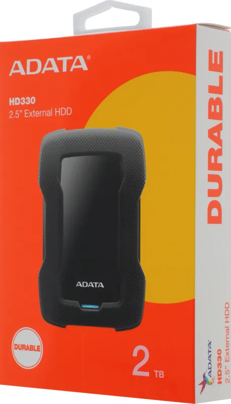 Жесткий диск A-Data USB 3.0 2Tb AHD330-2TU31-CBK HD330 DashDrive Durable 2.5" черный