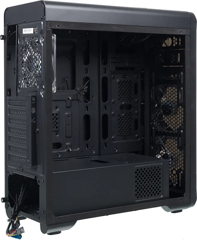 Корпус ZALMAN I3 EDGE, ATX, BLACK, FRONT ACRYL, WINDOW, 2x3.5", 3x2.5", 2xUSB2.0, 1xUSB3.0, FAN CONTROLLER, FRONT 3x120mm, REAR 1x120mm