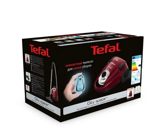 Пылесос Tefal TW2643EA 750Вт красный