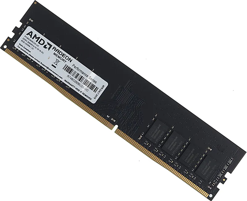 Память DDR4 8GB 2666MHz AMD R748G2606U2S-UO Radeon R7 Performance Series OEM PC4-21300 CL16 DIMM 288-pin 1.2В single rank OEM