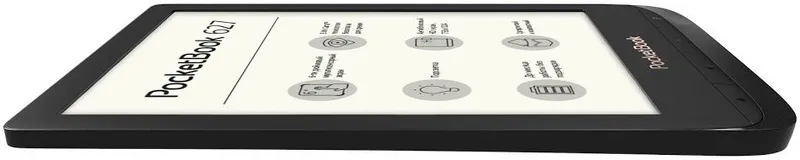 Электронная книга PocketBook 627 6" E-Ink Carta 1024x758 Touch Screen 1Ghz 512Mb/8Gb/microSDHC/подсветка дисплея черный