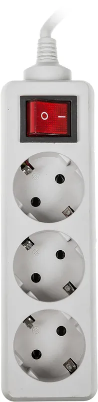 Сетевой фильтр Buro 300SL-5-G 5м (3 розетки) серый (пакет ПЭ)