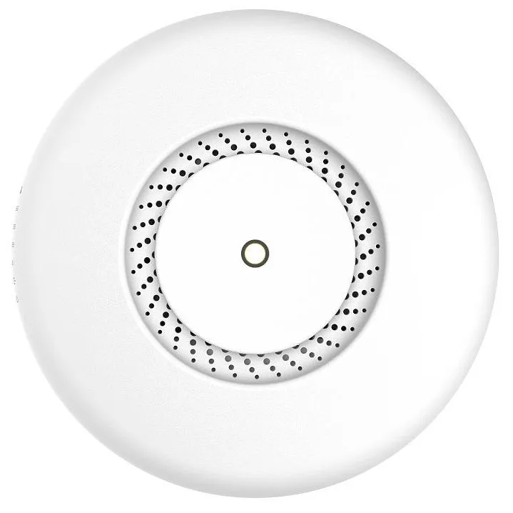 Точка доступа MikroTik cAP ac with 716MHz CPU, 128MB RAM, 2 x Gbit LAN (one with PoE-out), built-in 2.4Ghz 802.11b/g/n Dual Chain wireless, built-in 5GHz 802.11an/ac Dual Chain wireless, RouterOS L4, ceiling enclos