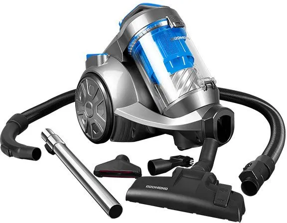 Пылесос Redmond RV-C337 1800Вт серый/голубой