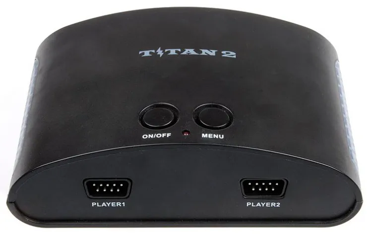 Игровая консоль Titan Magistr Titan 2 черный +контроллер в комплекте: 400 игр