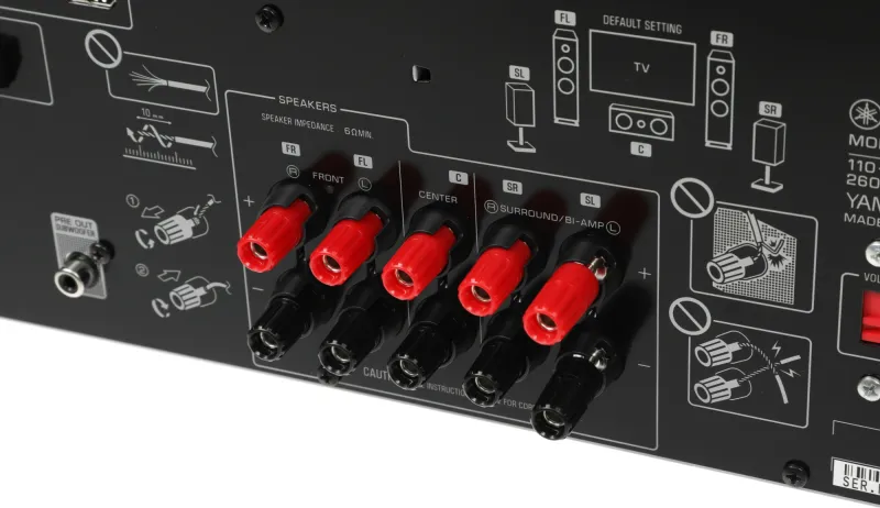 Ресивер AV Yamaha RX-V385 5.1 черный