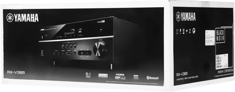 Ресивер AV Yamaha RX-V385 5.1 черный