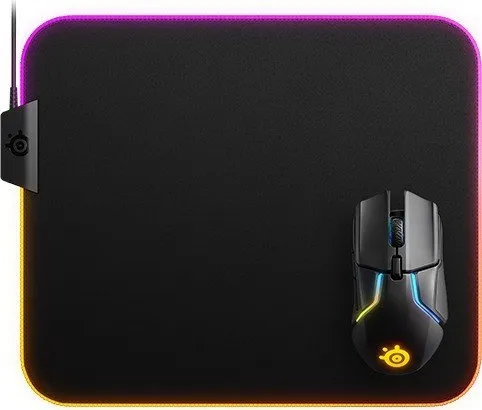 Коврик для мыши Steelseries QcK Prism Cloth Средний черный 320x270x4мм (63825)
