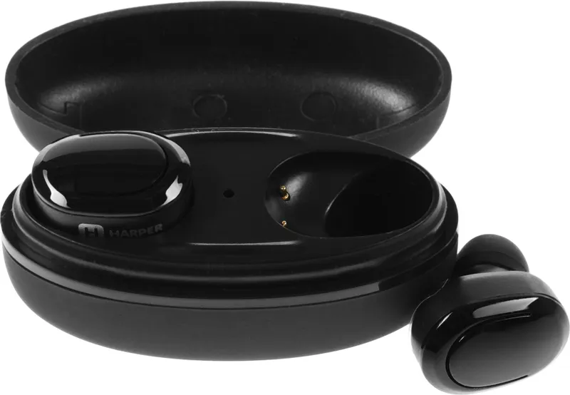 Гарнитура вкладыши Harper HB-509 черный беспроводные bluetooth в ушной раковине (H00002181)