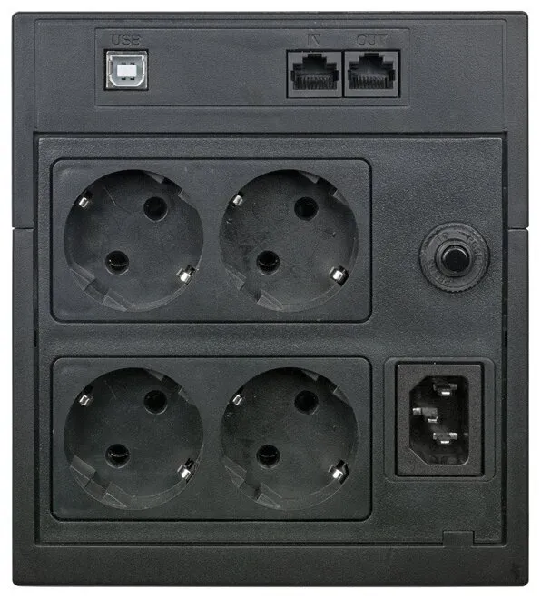 Источник бесперебойного питания Powercom Raptor RPT-1025AP LCD 615Вт 1025ВА черный