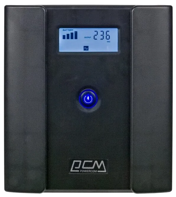 Источник бесперебойного питания Powercom Raptor RPT-1025AP LCD 615Вт 1025ВА черный