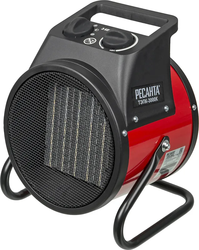 Тепловая пушка электрическая Ресанта ТЭПК-3000K 3000Вт красный