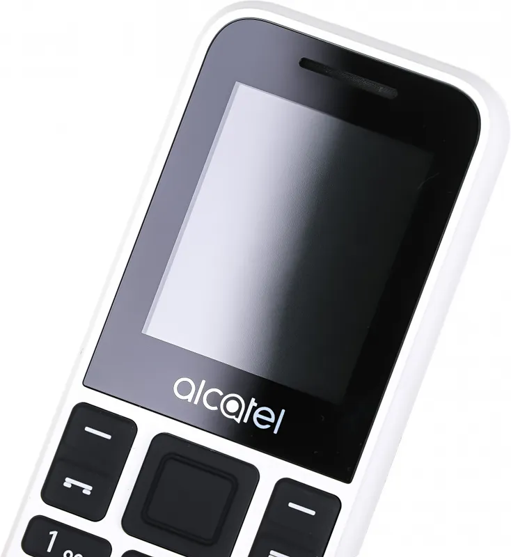 Мобильный телефон Alcatel 1066D белый моноблок 2Sim 1.8" 128x160 Thread-X 0.08Mpix GSM900/1800 GSM1900 MP3 FM microSD max32Gb