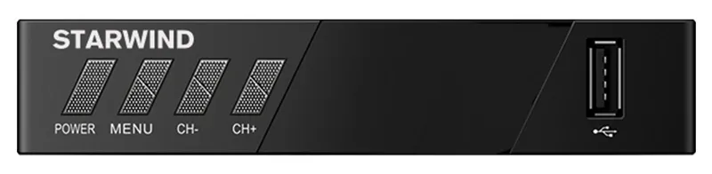 Ресивер DVB-T2 Starwind CT-140 черный