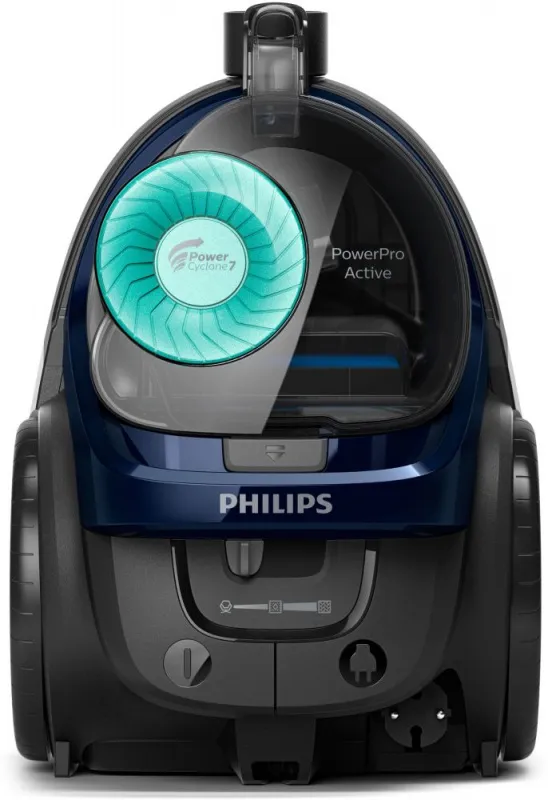 Пылесос Philips PowerPro Active FC9573/01 1900Вт черный/синий