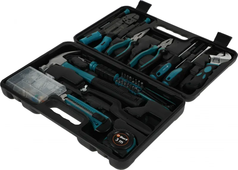 Набор инструментов Bort BTK-160 38 предметов (жесткий кейс)