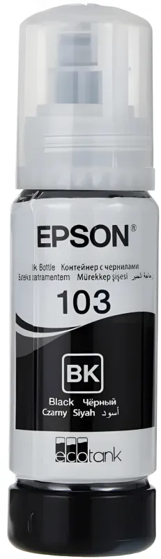 Чернила Epson 103 C13T00S14A черный 65мл для Epson L3100/3110/3150