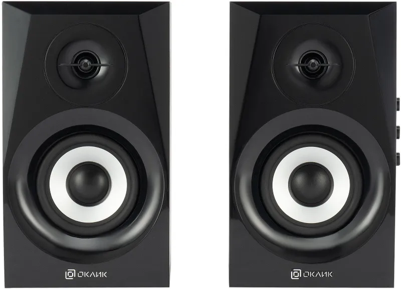 Колонки Оклик OK-166 BT 2.0 черный 40Вт BT
