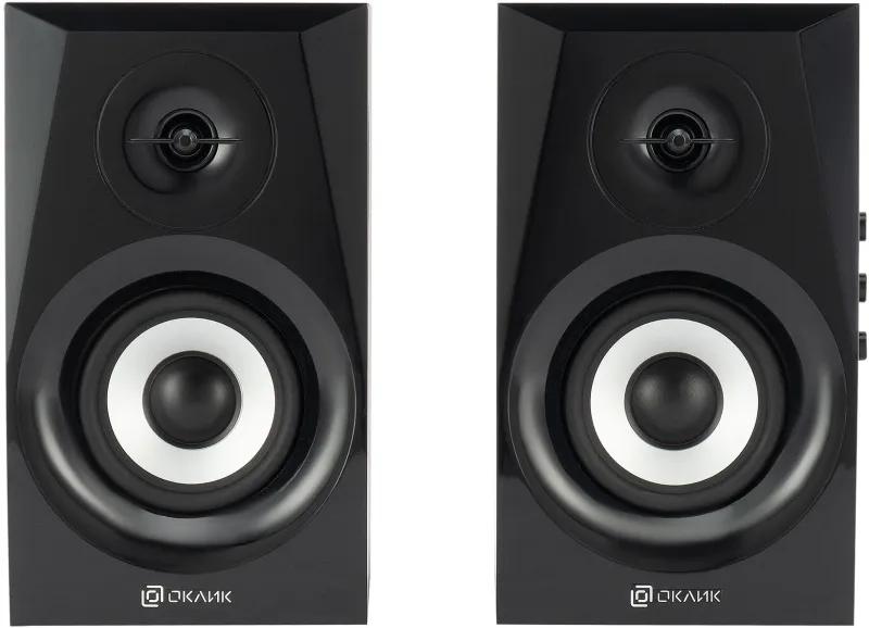 Колонки Оклик OK-166 BT 2.0 черный 40Вт BT