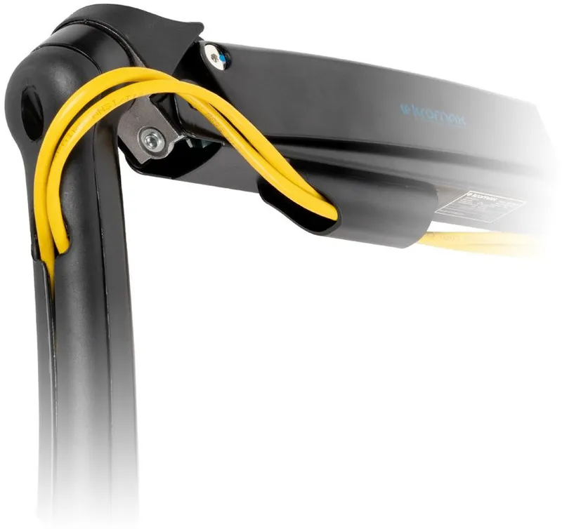 Кронштейн для мониторов ЖК Kromax OFFICE-8 черный 15"-32" макс.8кг настольный поворот и наклон верт.перемещ.