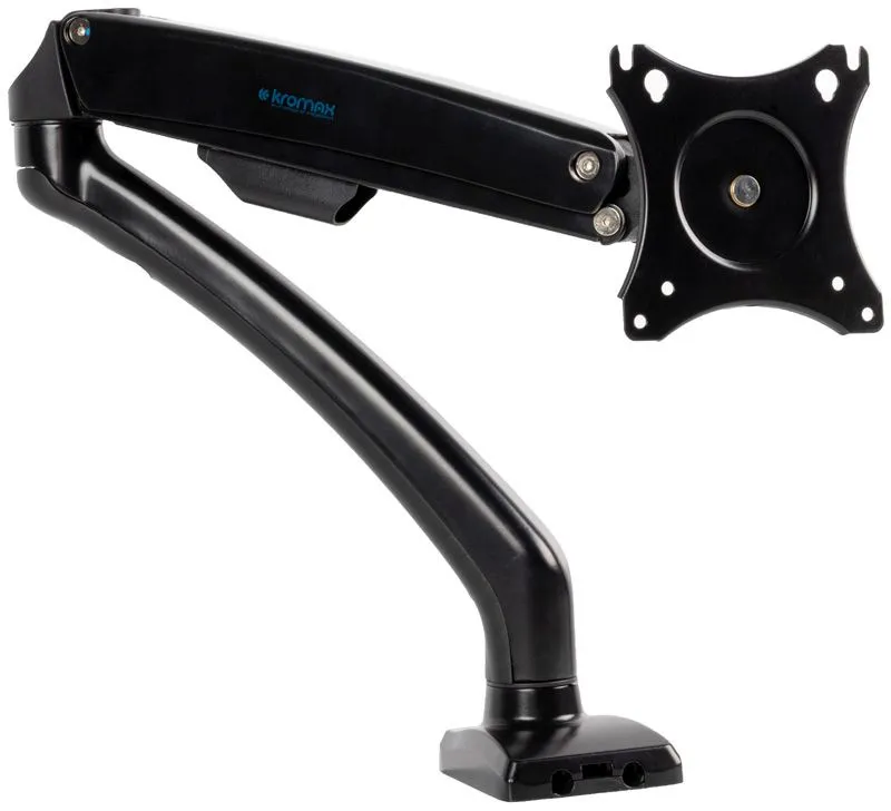 Кронштейн для мониторов ЖК Kromax OFFICE-8 черный 15"-32" макс.8кг настольный поворот и наклон верт.перемещ.