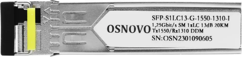 Модуль Osnovo SFP-S1LC13-G-1550-1310-I