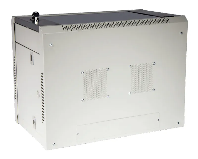 Шкаф коммутационный Lanmaster (TWT-CBWPG-6U-6X4-GY) настенный 6U 600x400мм пер.дв.стекл 60кг серый