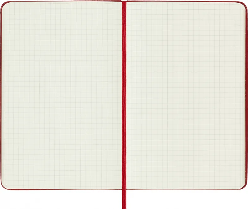 Блокнот Moleskine CLASSIC QP051F2 Medium 115x180мм 208стр. клетка твердая обложка красный