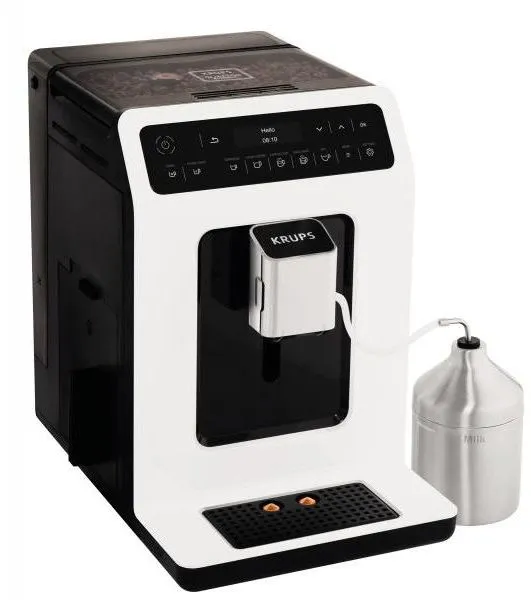 Кофемашина Krups EA891110 1450Вт белый/черный