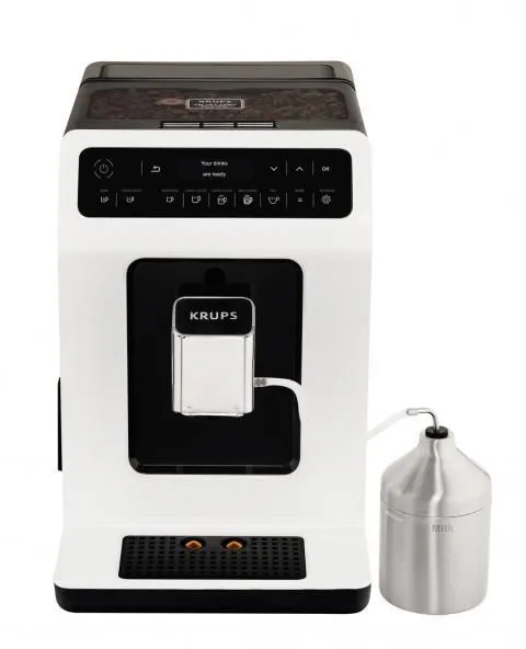 Кофемашина Krups EA891110 1450Вт белый/черный