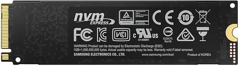 Твердотельный накопитель SSD M.2 (PCI-E NVMe) 500Gb Samsung 970 EVO plus (R3500/W3200MB/s) (MZ-V7S500BW) 1year