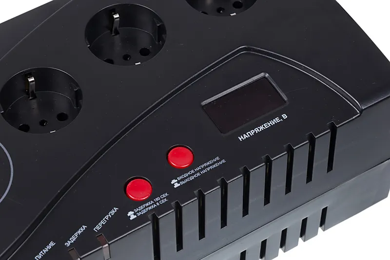 Стабилизатор напряжения Ресанта С2000 1.95кВА однофазный черный (63/6/34)