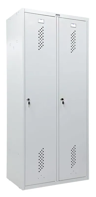 Шкаф для одежды Практик LS 21-80 прямой 813x500x1830мм серый (S23099552102)