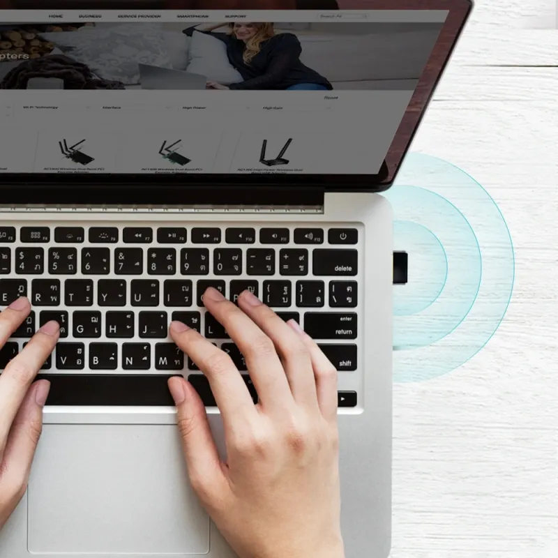 TP-Link Archer T2U Nano, AC600 Двухдиапазонный ультракомпактный Wi-Fi USB адаптер, до 200 Мбит/с на 2,4 ГГц + до 433 Мбит/с на 5 ГГц, USB 2.0