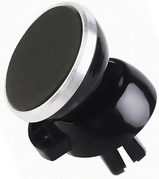 Держатель Wiiix HT-47Vmg магнитный черный/серебристый для смартфонов